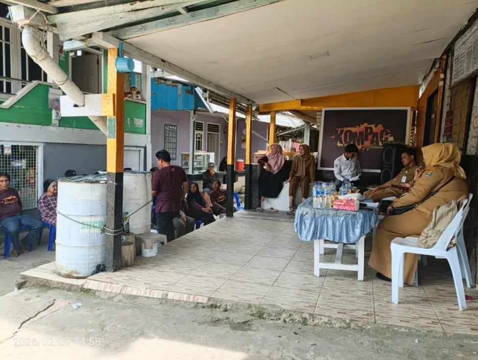 Monitoring penilaian KUB di RT 08 oleh DKP KOTA TARAKAN