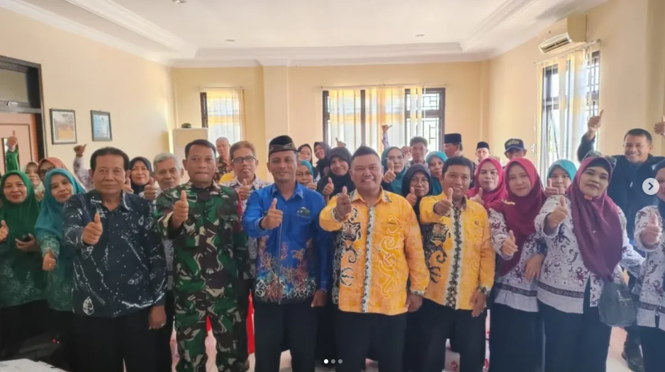 Pembinaan organisasi kemasyarakatan dan dirangkai halal bihalal