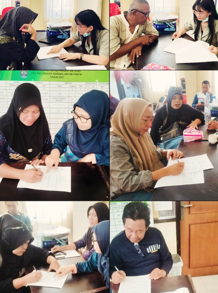Pelaksanaan Pendataan Desa Cantik 2026 kepada ketua RT se- Karang Anyar Pantai