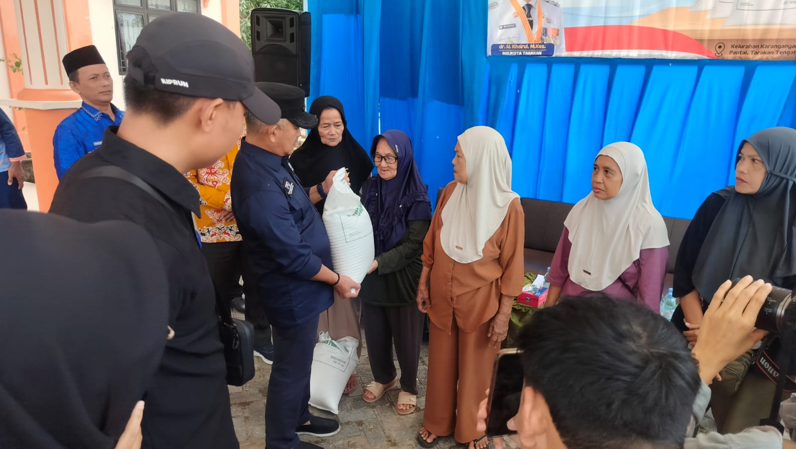 Launching Penyaluran Bantuan Pangan Secara Simbolis oleh Wali Kota Tarakan