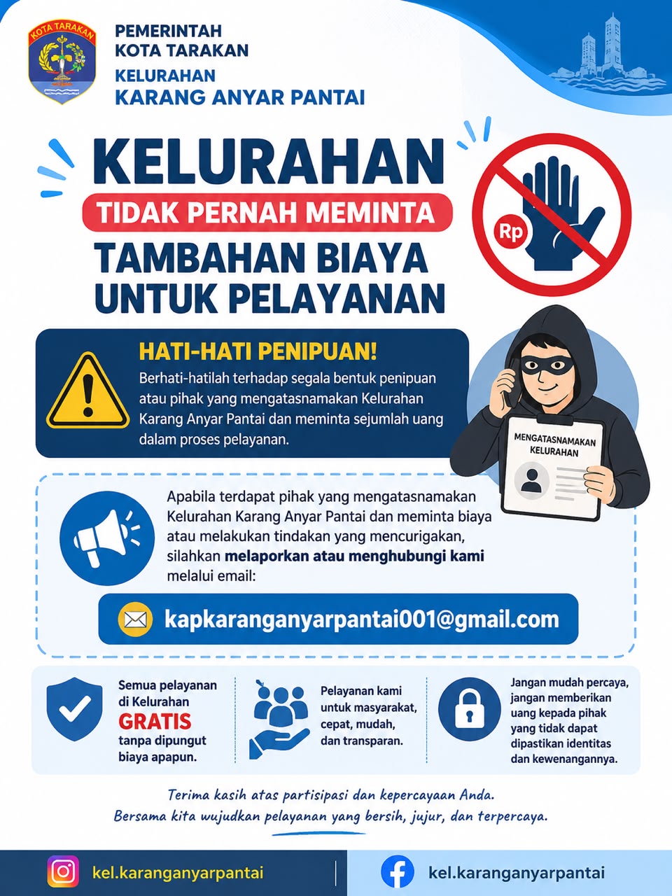 Pelayanan Nol Rupiah